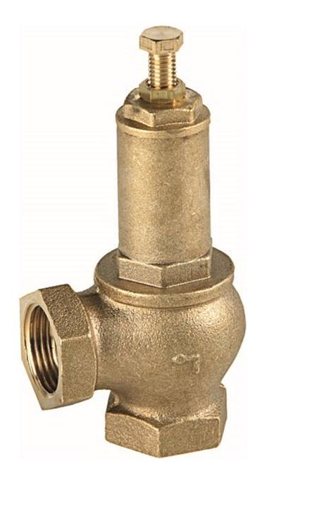 Genebre (3190) Messing overdrukventiel 2x bi.dr.