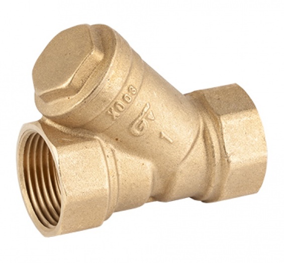 Genebre (3302) Messing vuilvanger 2x bi.dr. PN16