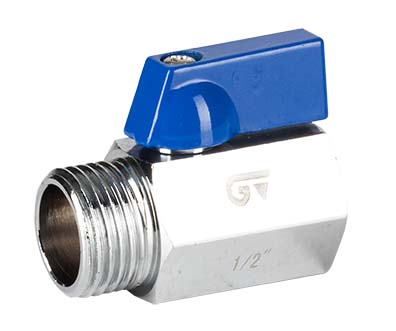 Genebre (3397) Messing mini kogelkraan bi.dr. x bu.dr. PN16