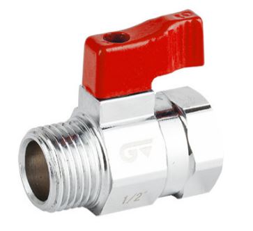 Genebre (3097H) Messing mini kogelkraan bi.dr. x bu.dr. PN16