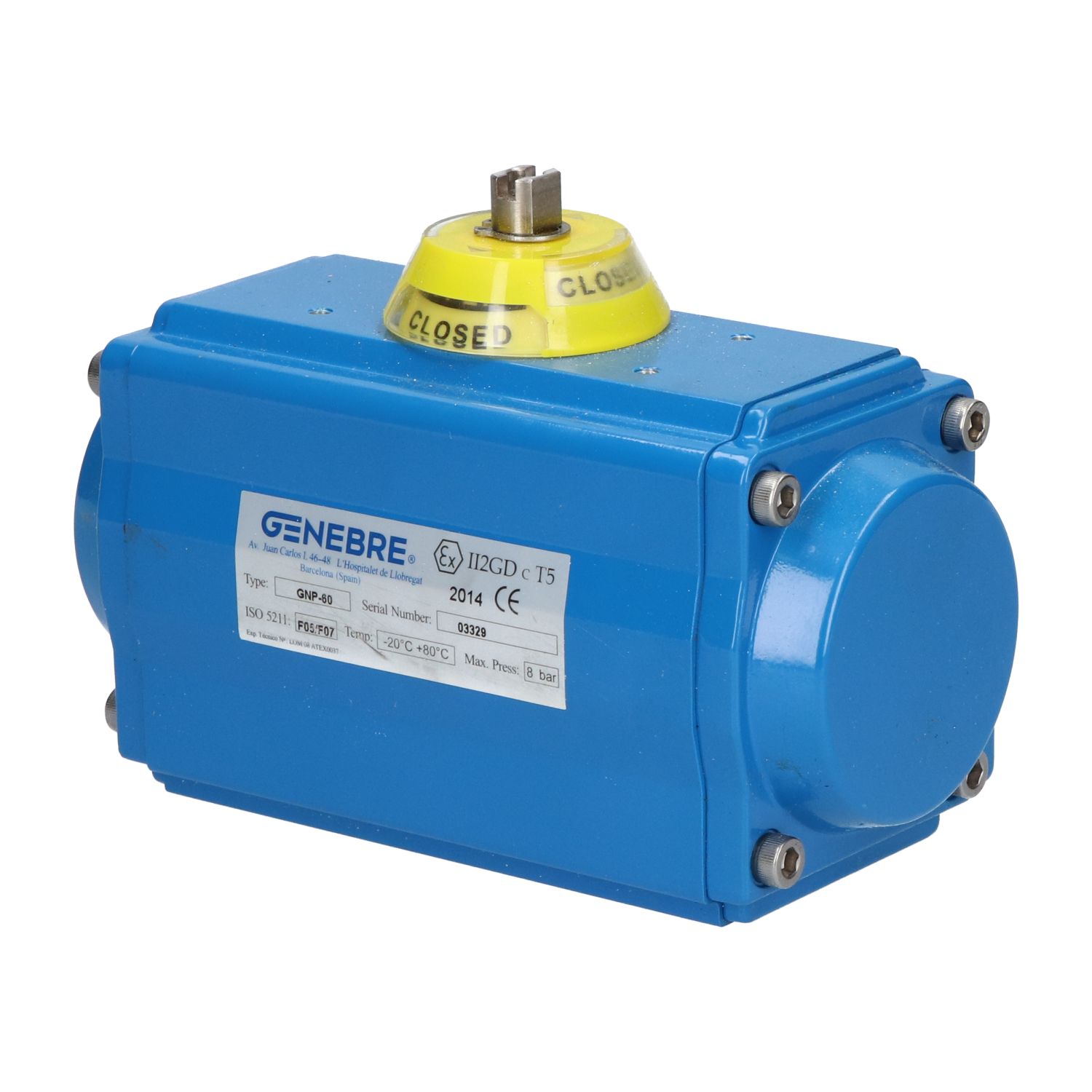 Genebre (5800 ) Pneumatische actuator GNP enkelwerkend (veer-retour)