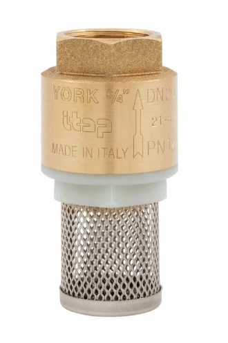 Itap messing voetklep veerbelast type YORK