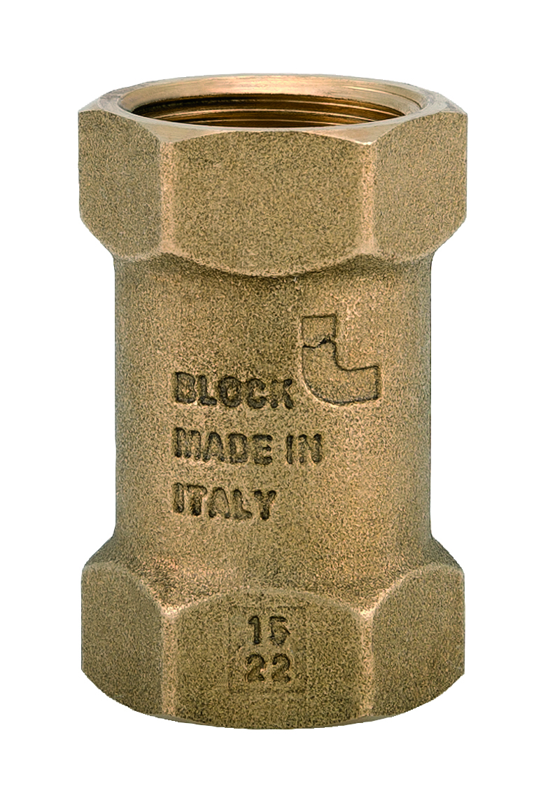 Itap messing terugslagklep veerbelast type BLOCK