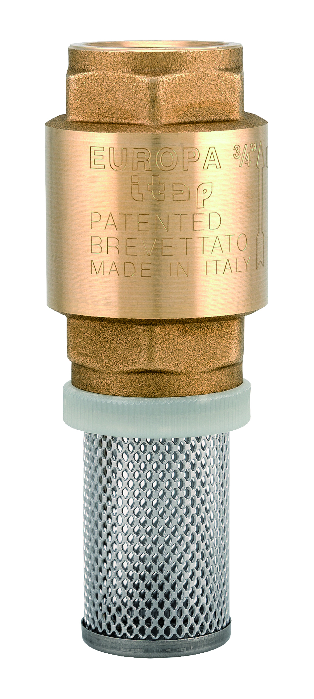 Itap messing voetklep veerbelast type EUROPA