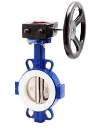 Genebre (2101) Gietijzeren vlinderklep met gear handwiel bediening EPDM