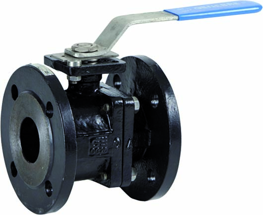 Genebre (2525) Gietijzeren 2-delige kogelkraan DIN 2x flens