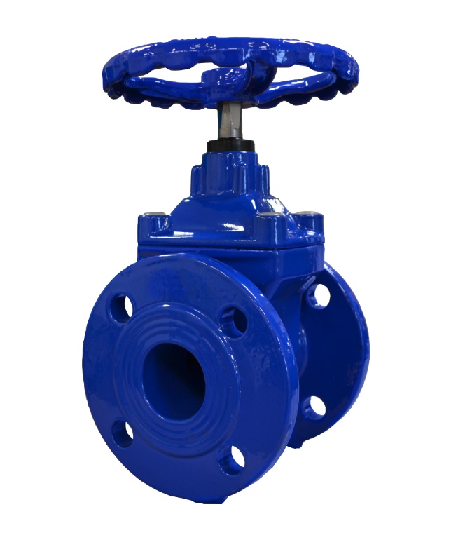 GY handwielafsluiter F4 ductile iron GGG50, NBR afdichting, DIN flens, kort model