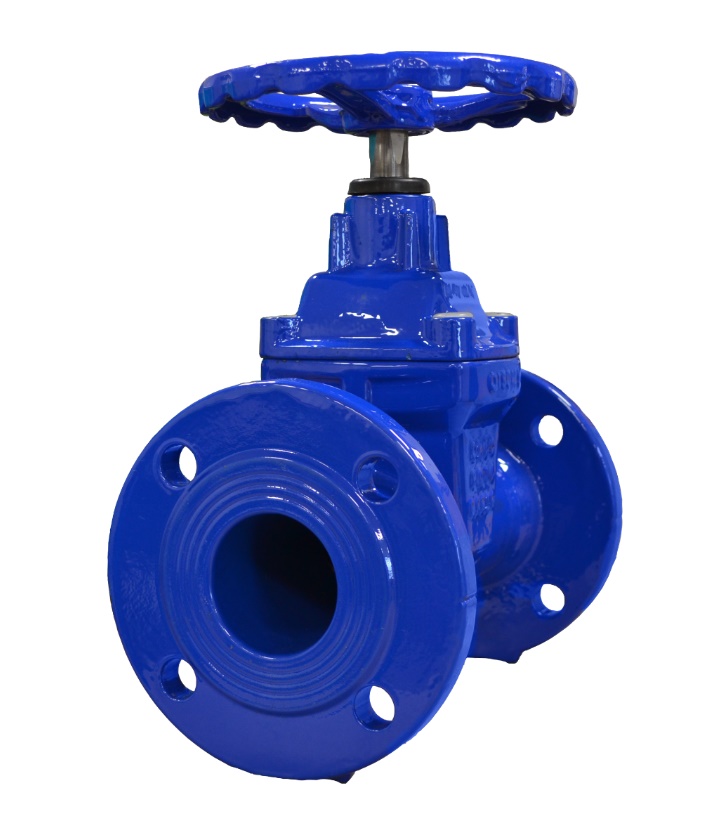 GY handwielafsluiter F5 ductile iron GGG50, NBR afdichting, DIN flens, lang model