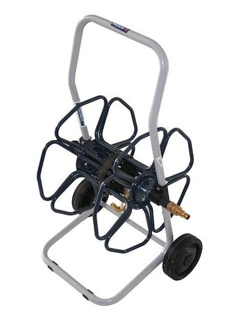 Slanghaspelwagen 6010 1/2" 75m
Geschikt voor het oprollen van:
50 mtr. 5/8"
75 mtr. 1/2"
