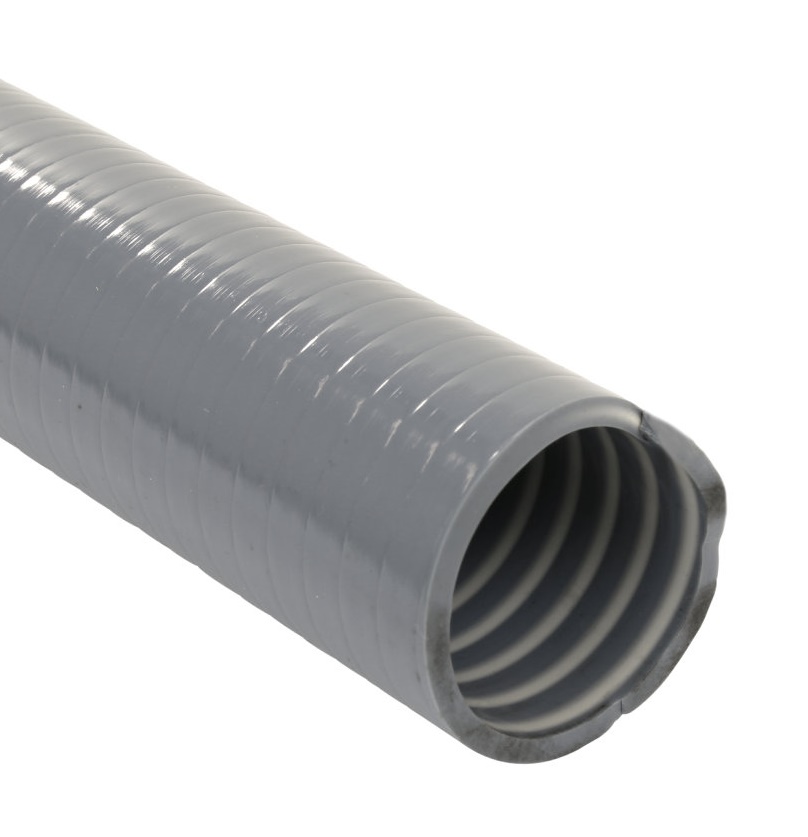 PVC verlijmbare zwembadslang grijs Flexfit