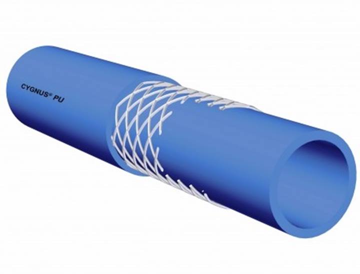 PU compressorslang blauw Cygnus