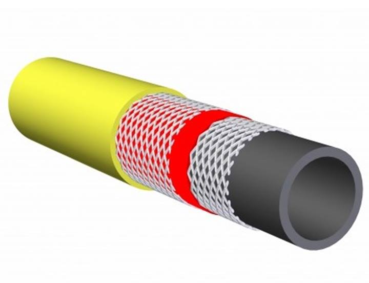 Rubber multipurpose slang geel Castor 30