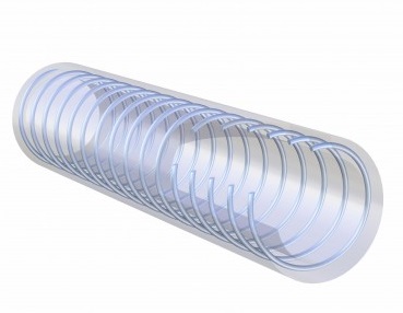 PVC zuig/persslang transparant Spiro