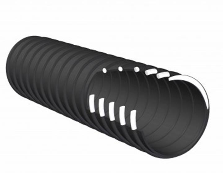 PVC afzuigslang grijs Delphinus