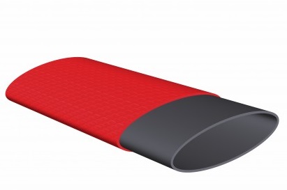 PU/EPDM rubber plat oprolbare brandslang rood Cluster P D