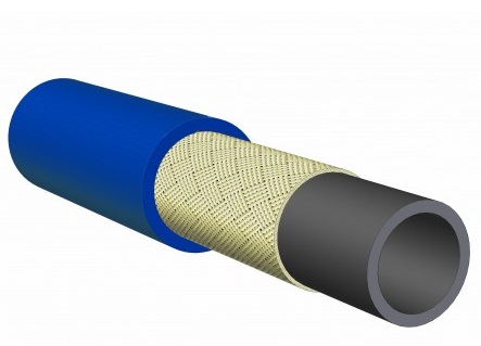 PVC perslucht- en boomspuitslang donkerblauw Cetus 80