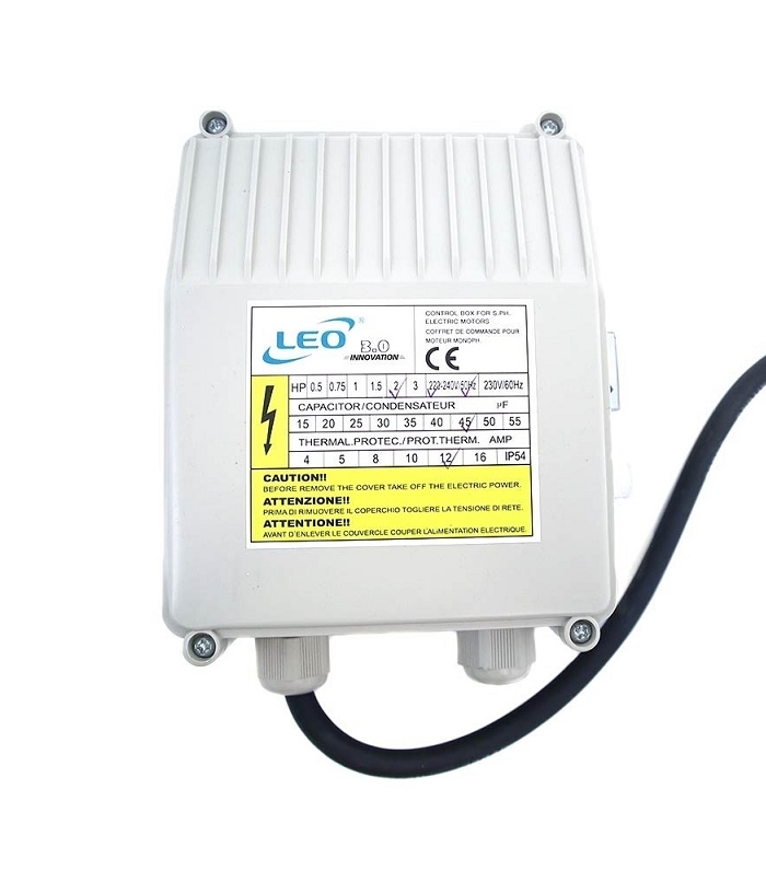 LEO Controlbox t.b.v. LEO Bronpomp 3" type XRM