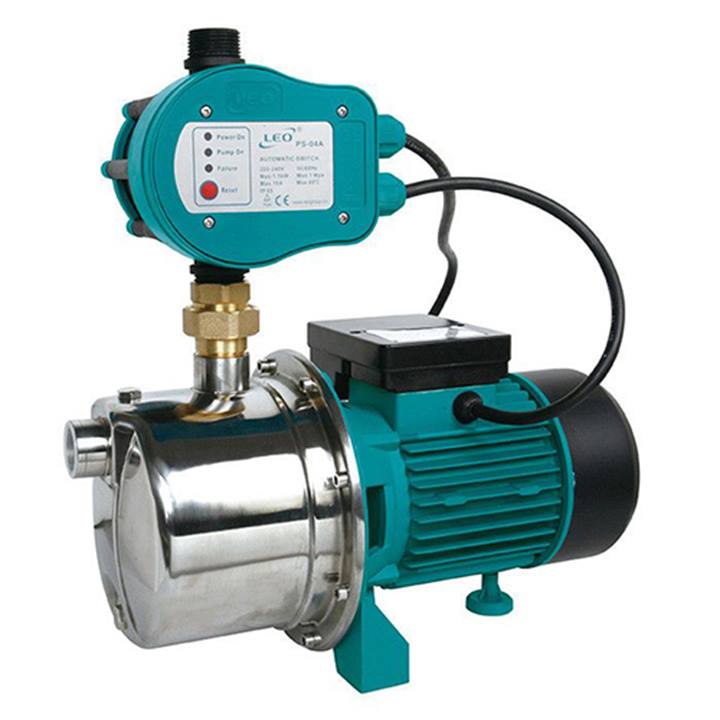 LEO Jet pomp RVS meerwaaierig met Pumpcontrol 230V