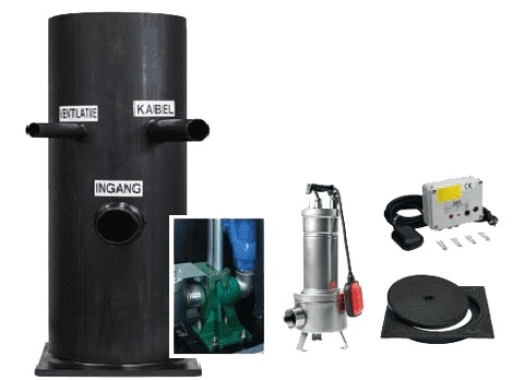 Dab pompput PE612 compleet met AS-1