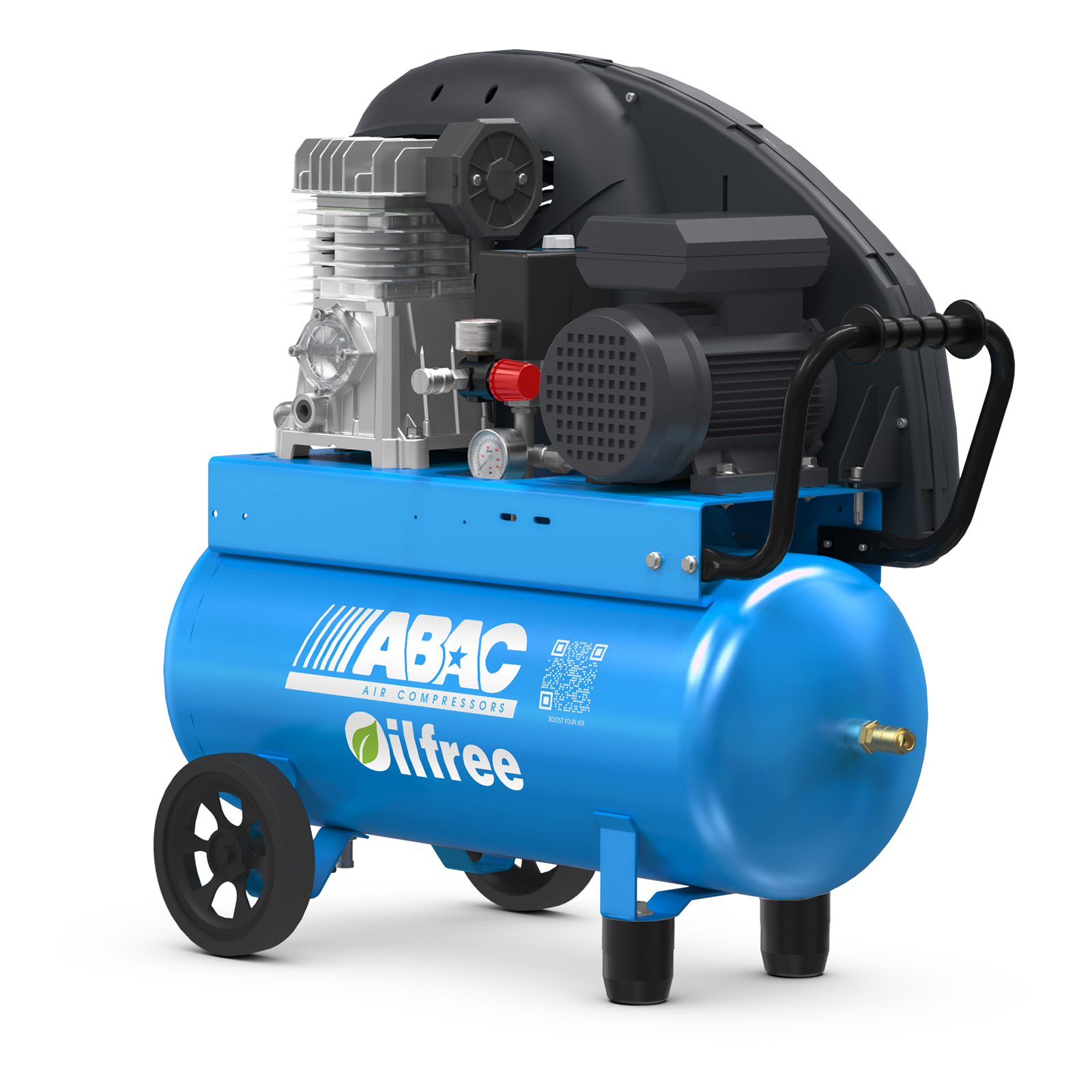 Compressor ABAC PRO 1,5kW - 2,0pk - 400V. / 50L.
* PRO A29B 50 CT2 *