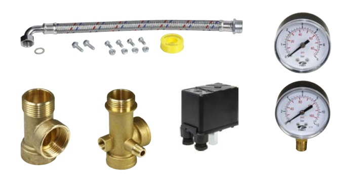 Dab toebehoren drukvaten