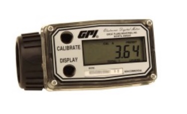 Flomec GPI-A1Q9LMN100IA1- GPI nylon turbine flow meter, 1" uitvoering.
Voorzien van digitale uitlezing van flow rate, batch- en totaalteller.
Commercial serie