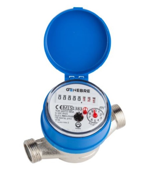 Genebre (6110C) Koudwatermeter zonder koppelingen