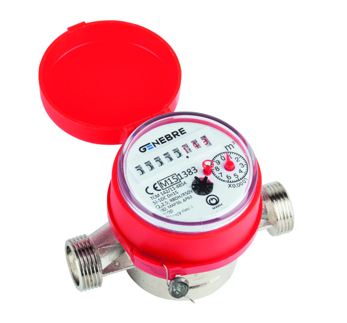 Genebre (6111C) Warmwatermeter zonder koppelingen