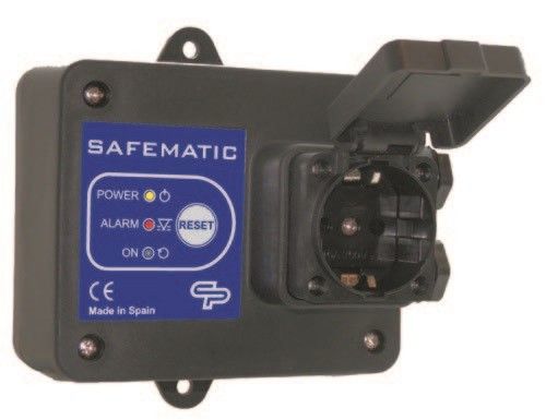 Droogloopbeveiliging en thermische beveiliging universeel Safematic S 230V
Max. 16 Amp / 2.2KW (3PK) / 230V / 50°CC