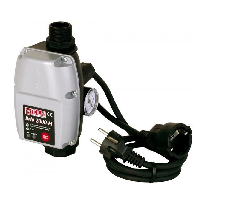 Waterdrukschakelar Brio 2000M 230V + contrastekker