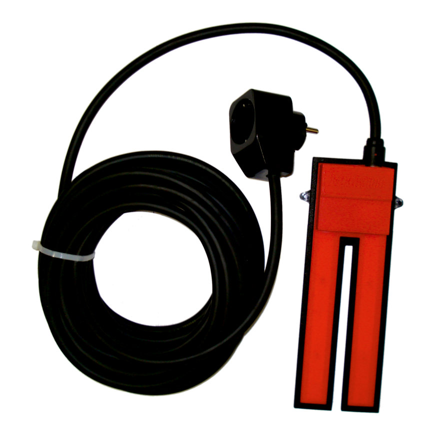 Reka 2000 vlotterschakelaar rood 10mtr. contrastekker (leegpompen)