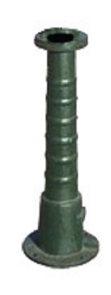 Losse standaard groen t.b.v. handpomp met rondflens