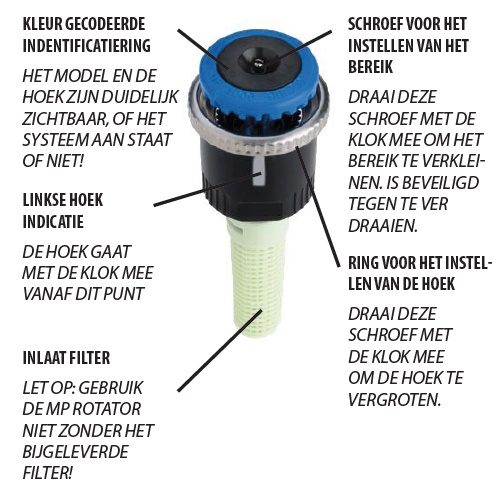 Hunter MP Rotator 1/2" bi.dr.