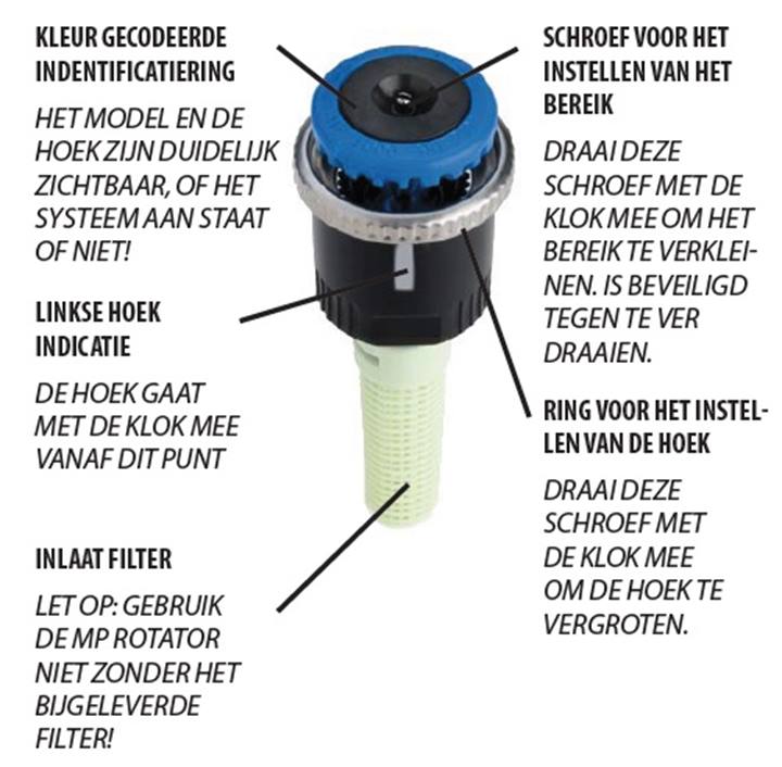 Hunter MP Rotator 1/2" bi.dr.