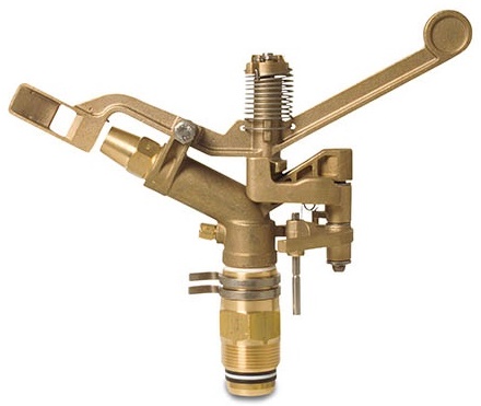 VYR 150 messing sektorsproeier 1-1/4" bu.dr. nozzle 9,0 x 3,1mm (male)