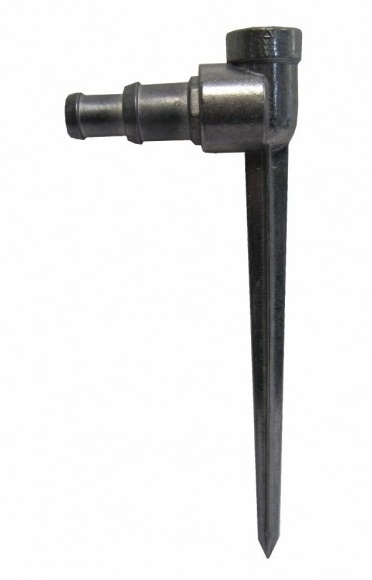 Grondpen aluminium 1/2" bi.dr. 3-delig