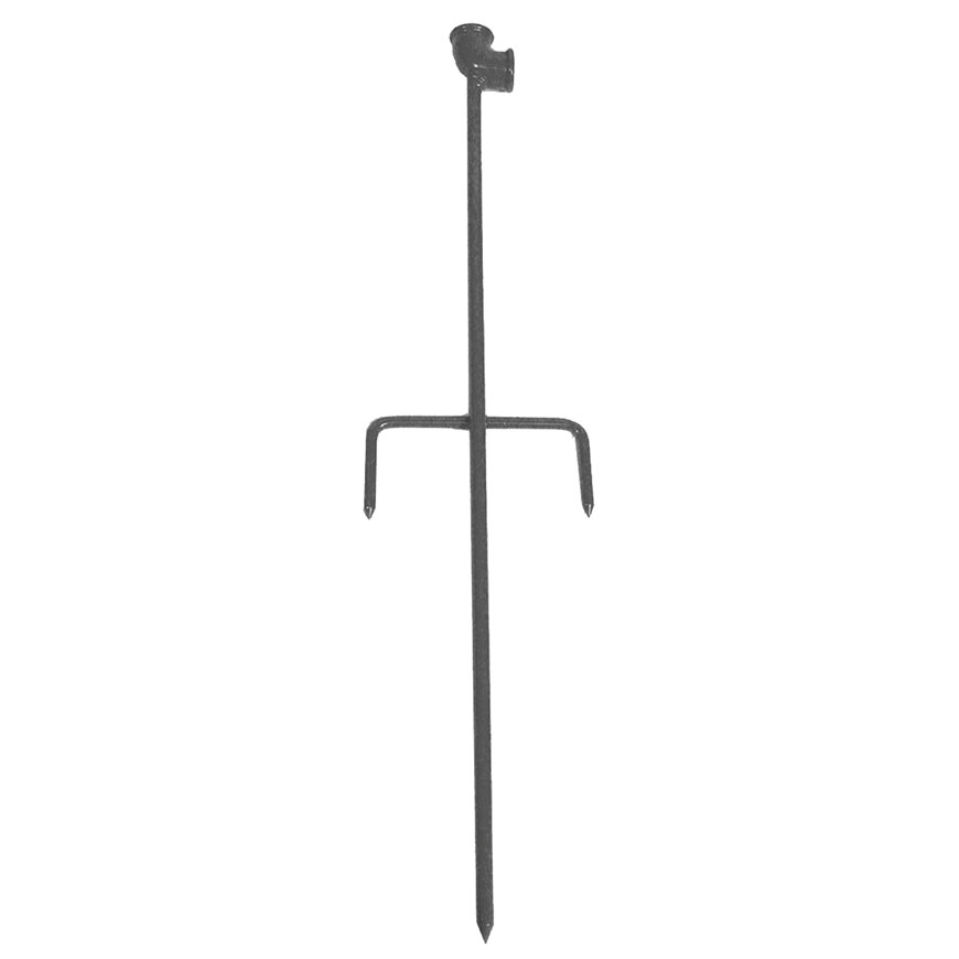 Sproeistatief steekpen 60cm enkel met knie