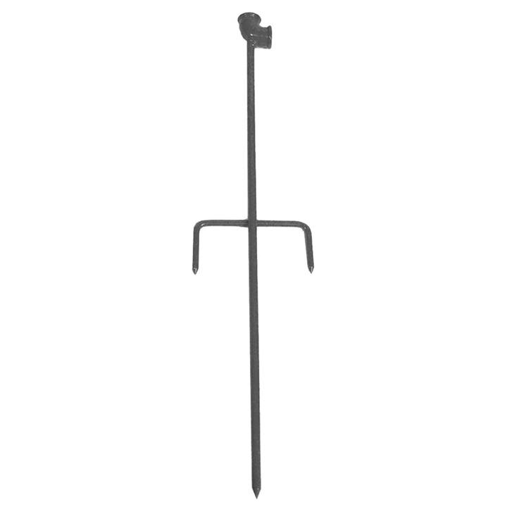 Sproeistatief steekpen 60cm enkel met knie