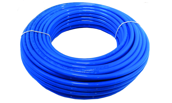 Polyamide slang 10x8mm 15 bar R=30 blauw