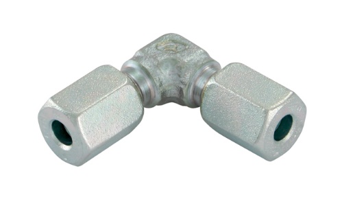 Staal verzinkt snijring knie 90° hydrauliek