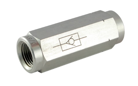 Staal verzinkt terugslagklep 2x bi.dr. hydrauliek