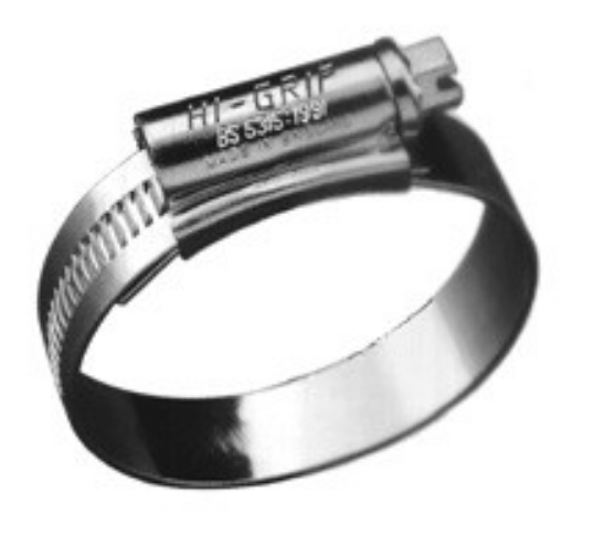 Hi-Grip wormschroef slangklem verzinkt