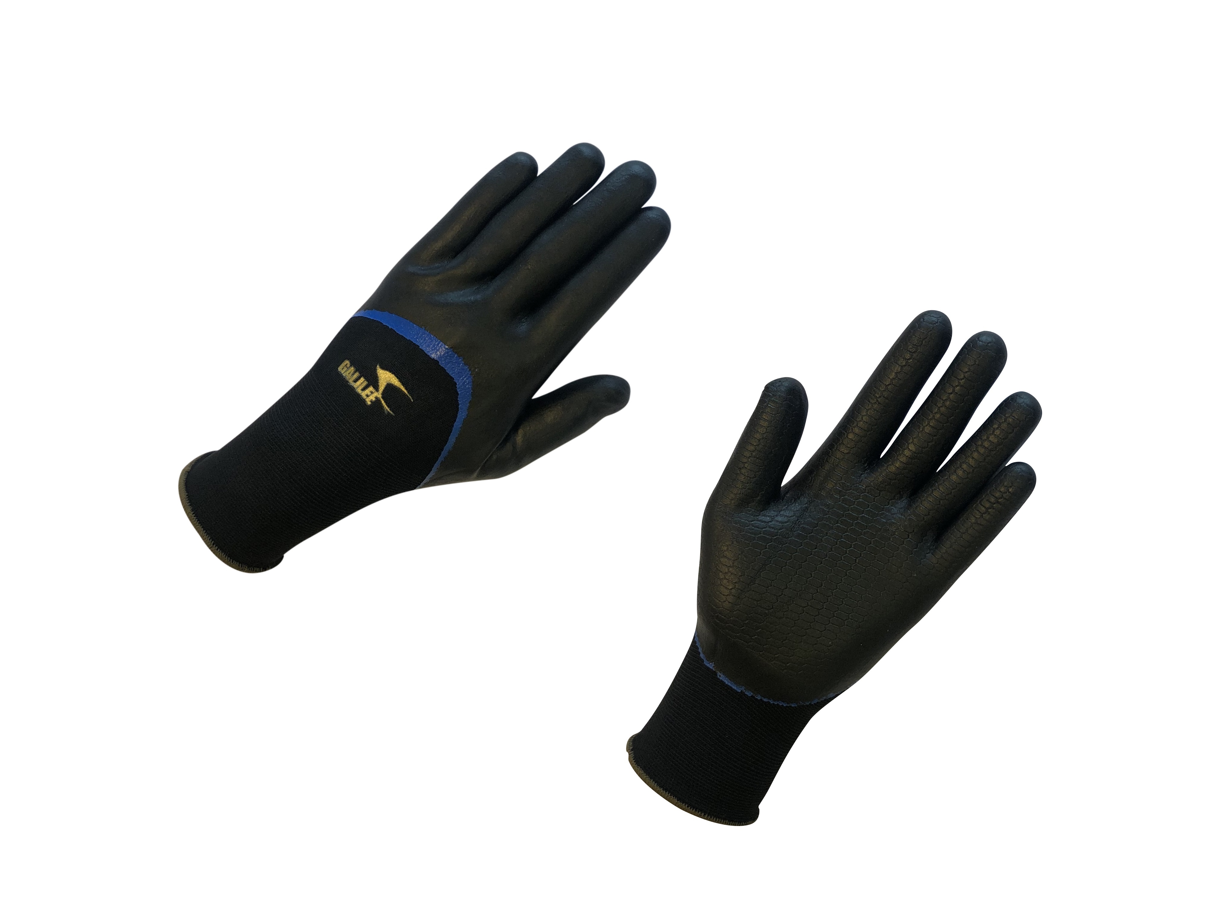 Montagehandschoenen 2700 zwart/grijs met Nitril-coating