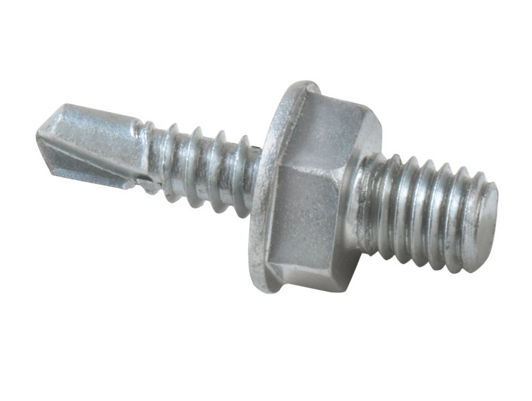 Zelfborende schroef met draadeind, verzinkt