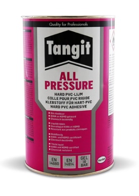 Tangit PVC lijm All Pressure, zonder kwast, Kiwa