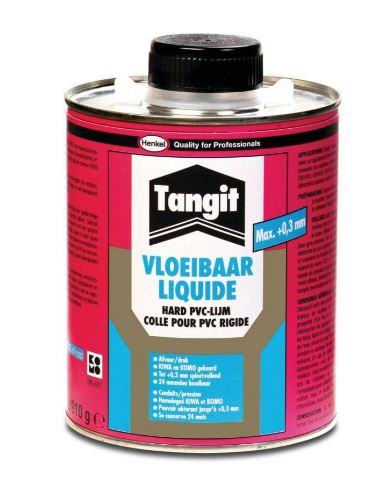 Tangit PVC lijm Vloeibaar, met kwast, Kiwa/Komo