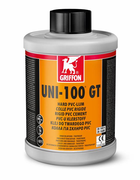 Griffon UNI-100 GT PVC HD lijm 1000ml.