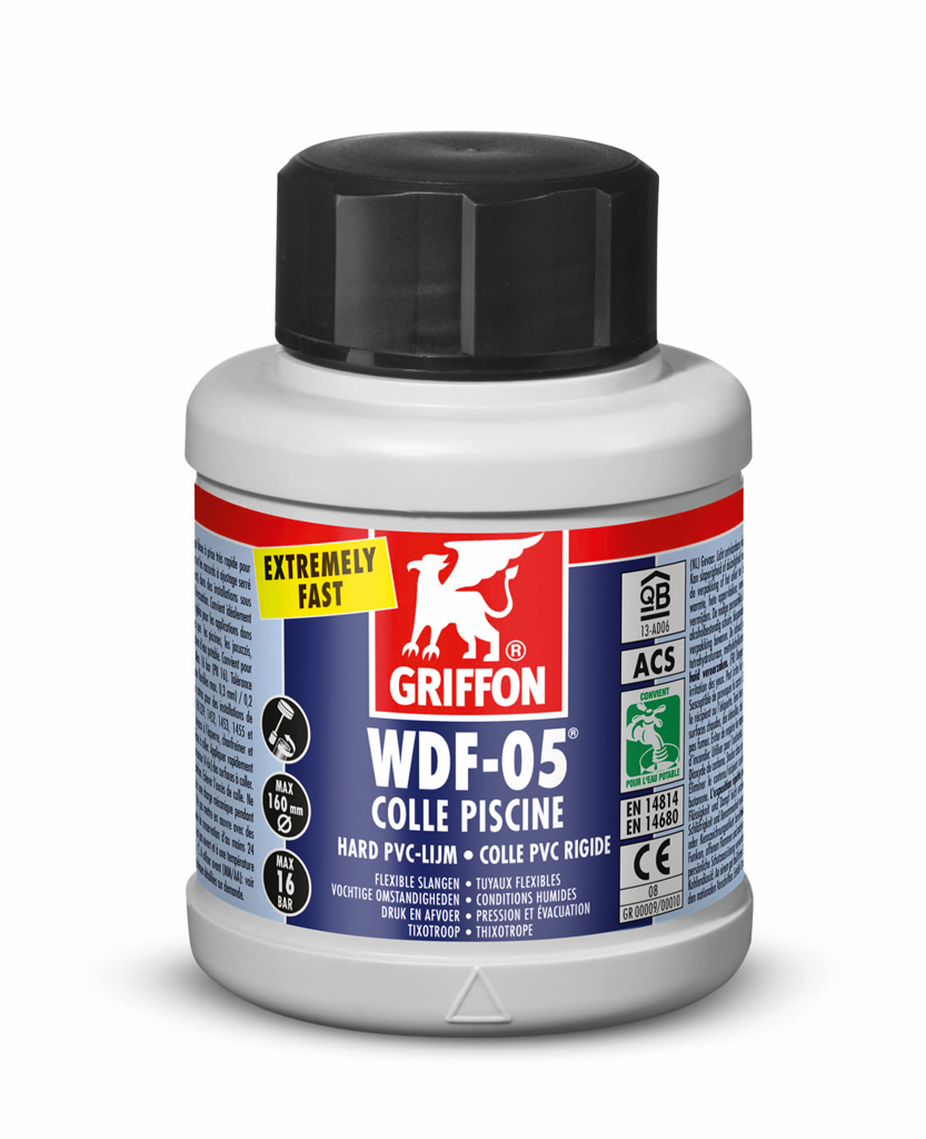 Griffon WDF-05 PVC HD lijm 250ml.