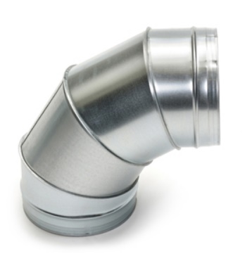 Spiraliet bocht 90° segment verj.