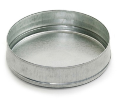 Spiraliet eindkap t.b.v. buis verj.